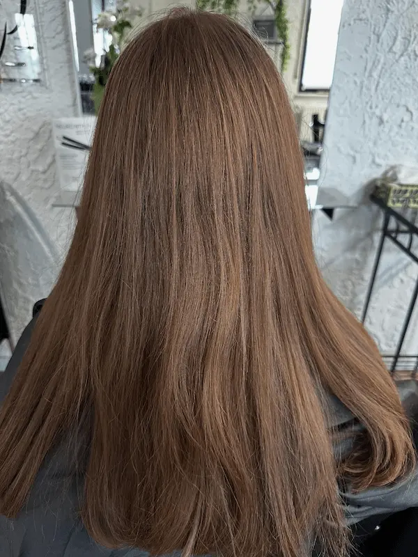 Haartransformation 1 — Ausgangszustand